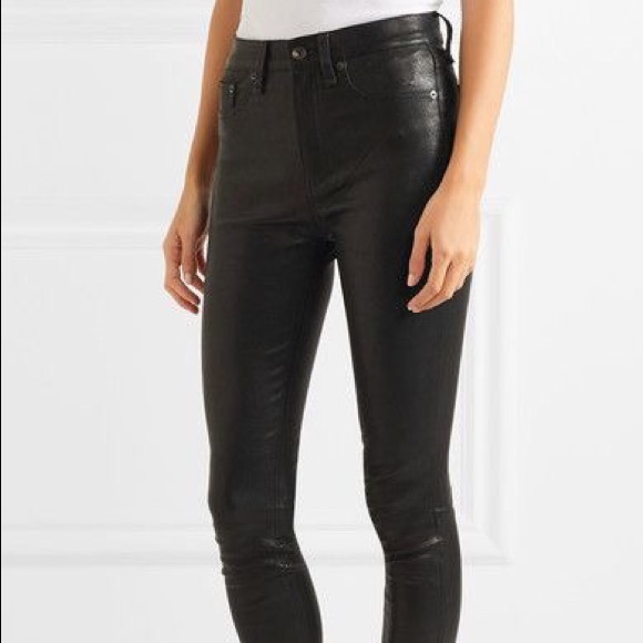 rag and bone skinny leather pants
